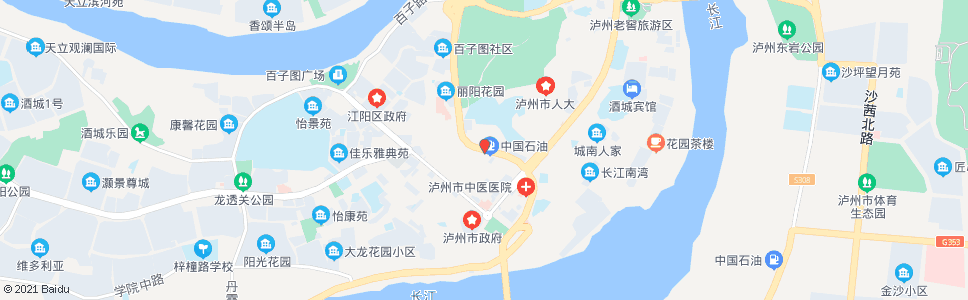 泸州石马沟_公交站地图_泸州公交_妙搜公交查询2024