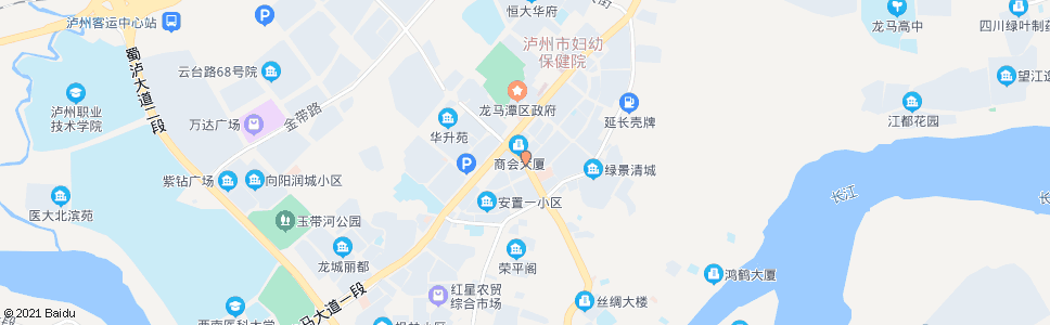 泸州龙马潭区中医院_公交站地图_泸州公交_妙搜公交查询2024