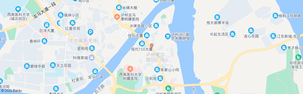 泸州江城_公交站地图_泸州公交_妙搜公交查询2025