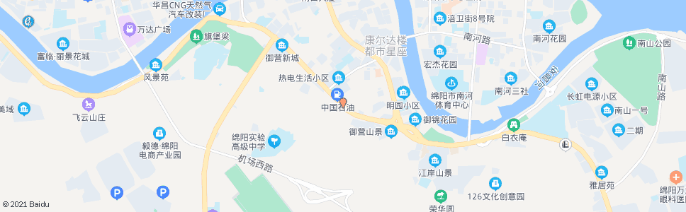 绵阳热电厂_公交站地图_绵阳公交_妙搜公交查询2024