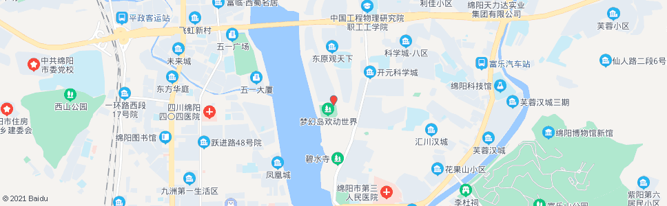 绵阳桑林坝_公交站地图_绵阳公交_妙搜公交查询2024