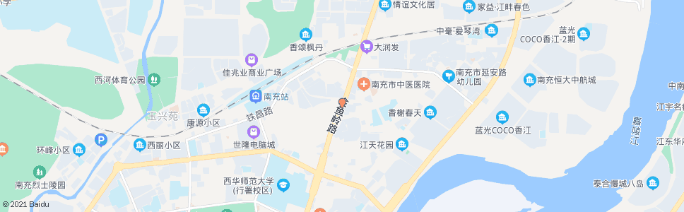 南充天龙大酒店_公交站地图_南充公交_妙搜公交查询2024