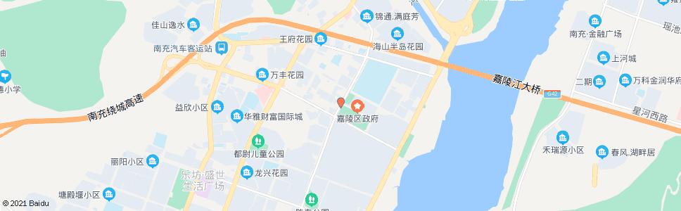 南充长城路_公交站地图_南充公交_妙搜公交查询2024