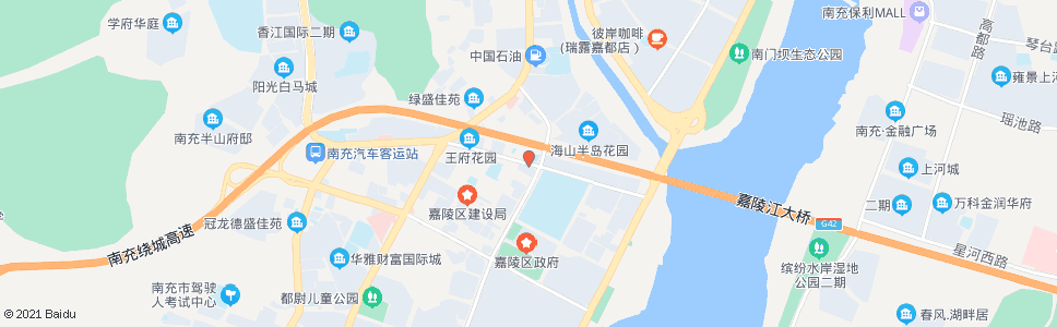 南充紫府路二段_公交站地图_南充公交_妙搜公交查询2024