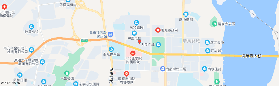 南充春风玫瑰园_公交站地图_南充公交_妙搜公交查询2024