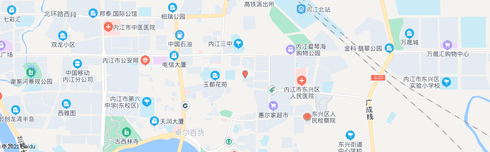 内江师范附小_公交站地图_内江公交_妙搜公交查询2024