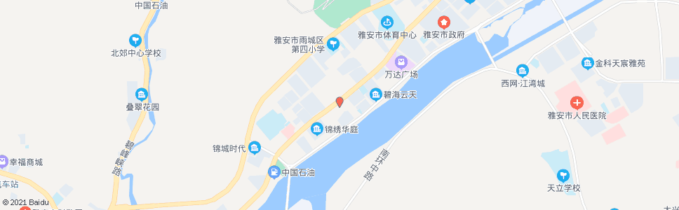 雅安桐梓林油库_公交站地图_雅安公交_妙搜公交查询2025