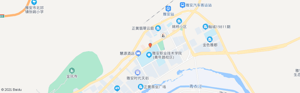 雅安汉碑村_公交站地图_雅安公交_妙搜公交查询2025