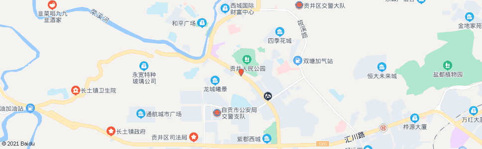 自贡长征大道招呼站_公交站地图_自贡公交_妙搜公交查询2024