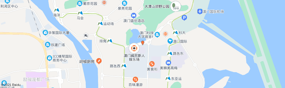 澳門望德聖母馬路(連貫公路)_巴士站地圖_澳門巴士_妙搜巴士搜尋2025