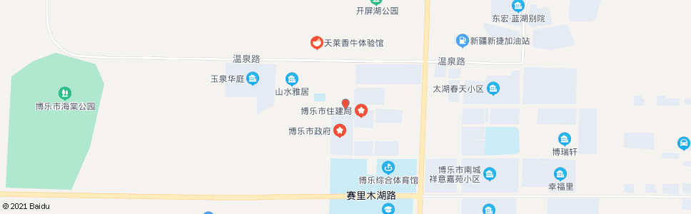 博尔塔拉博乐市党政联合办公大楼南_公交站地图_博尔塔拉公交_妙搜公交查询2025