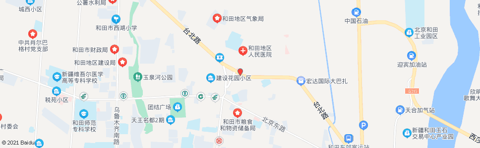 和田菜巴扎_公交站地图_和田公交_妙搜公交查询2025