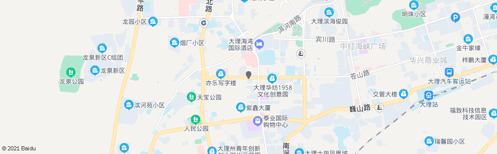 大理苍山饭店_公交站地图_大理公交_妙搜公交查询2024