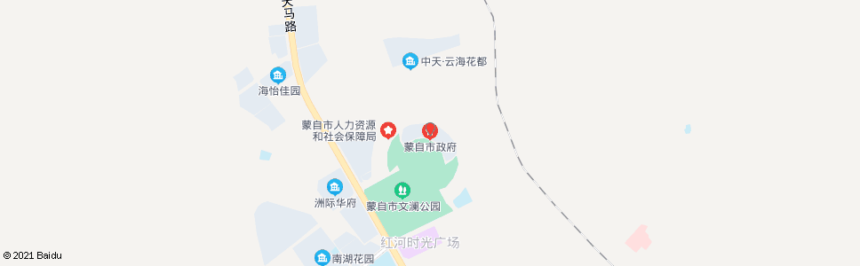 红河市政府_公交站地图_红河公交_妙搜公交查询2024