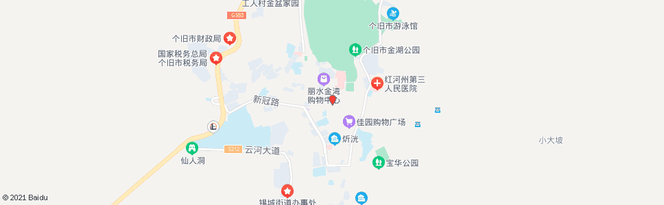 红河红印超市_公交站地图_红河公交_妙搜公交查询2025