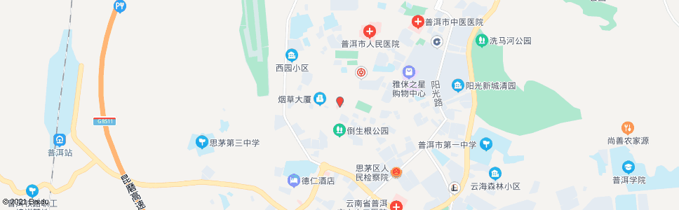 普洱市妇幼保健院_公交站地图_普洱公交_妙搜公交查询2025