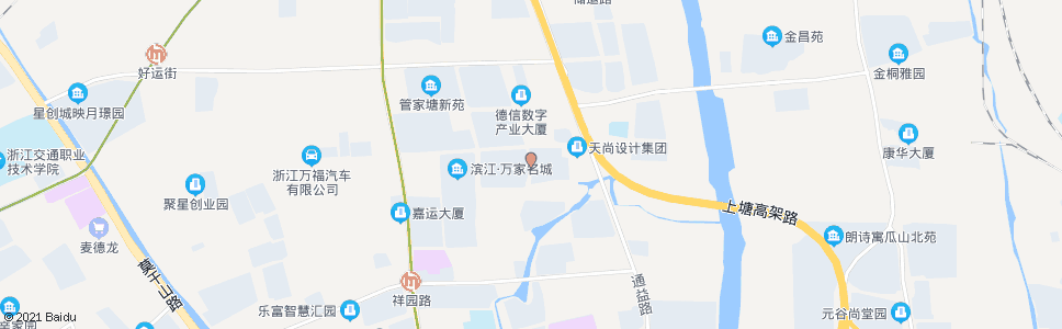 杭州通运街冯家浜路口_公交站地图_杭州公交_妙搜公交查询2024