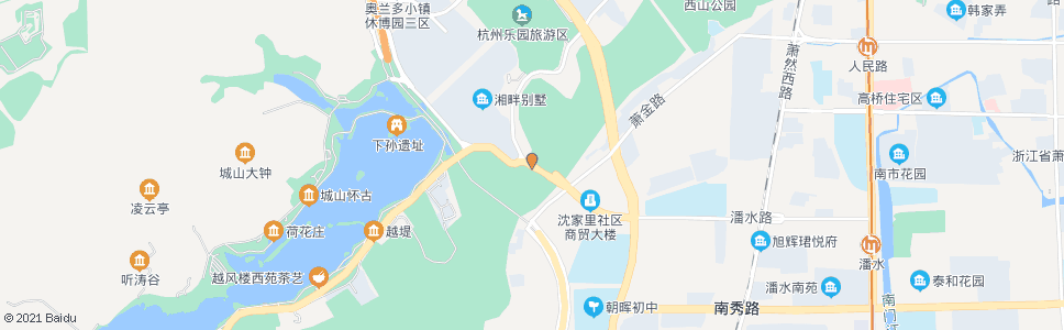 杭州西山隧道_公交站地图_杭州公交_妙搜公交查询2024