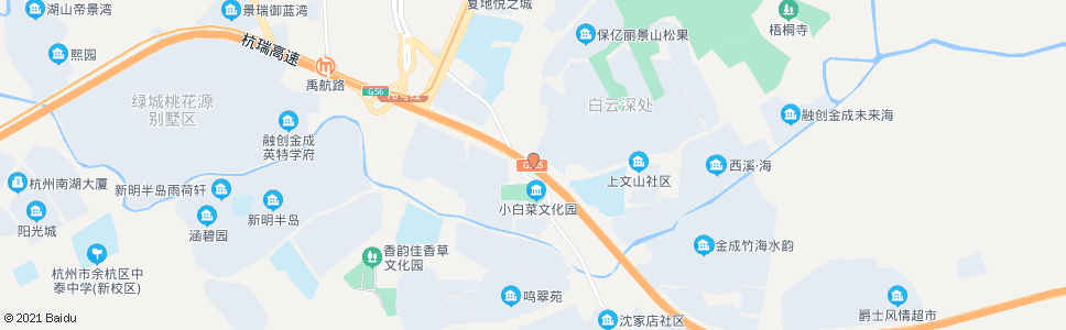 杭州天目山西路上和路口(BRT)_公交站地图_杭州公交_妙搜公交查询2024