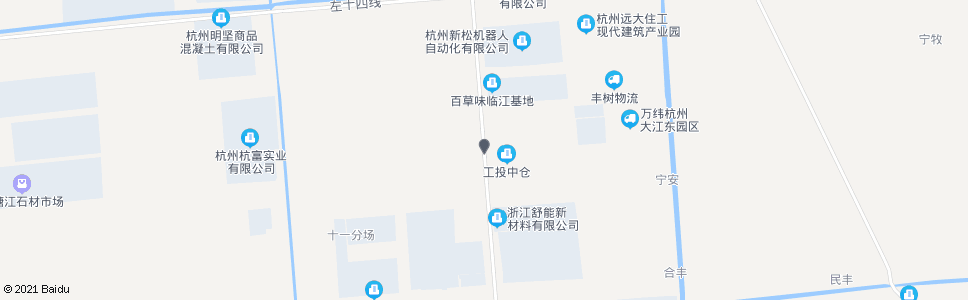 杭州世纪大道纬八路口_公交站地图_杭州公交_妙搜公交查询2025