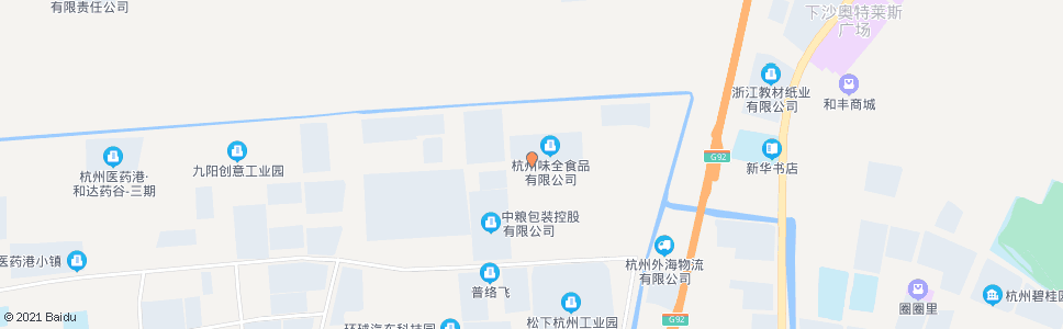 杭州银海街翔龙路口_公交站地图_杭州公交_妙搜公交查询2024