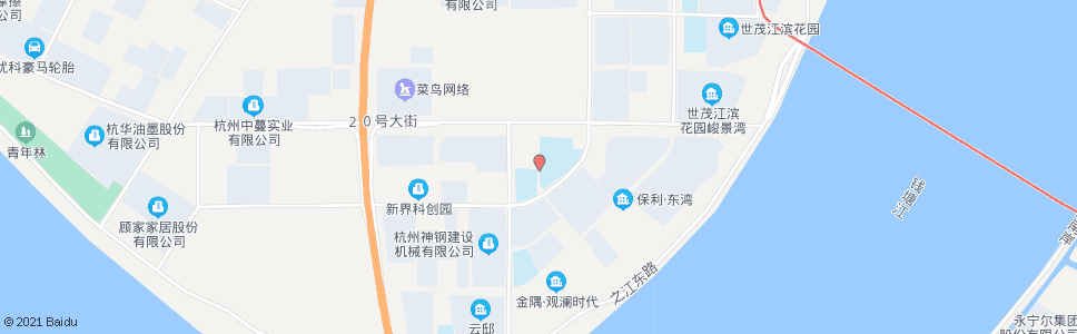 杭州启潮路秋潮路口_公交站地图_杭州公交_妙搜公交查询2024