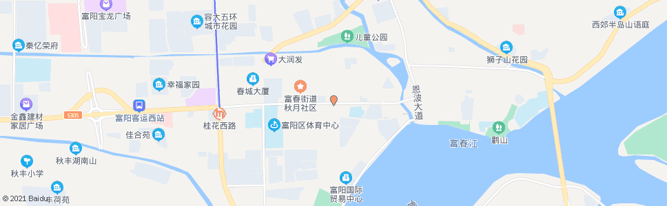 杭州二贸市场_公交站地图_杭州公交_妙搜公交查询2024