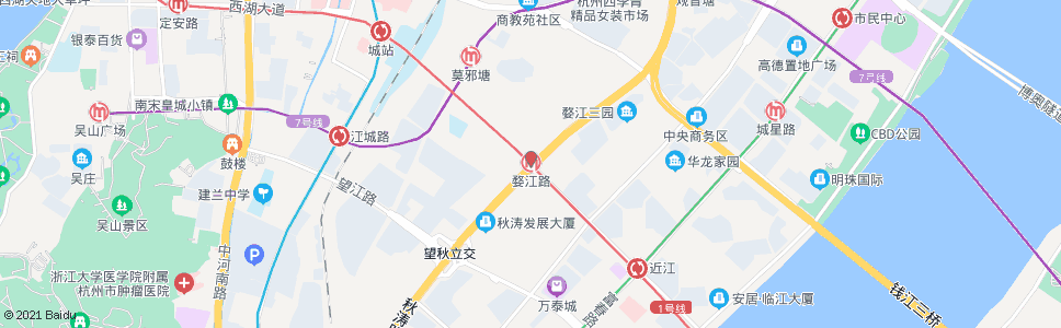 杭州婺江路站_公交站地图_杭州公交_妙搜公交查询2025