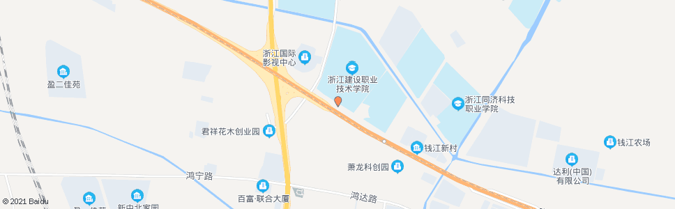 杭州建设学院_公交站地图_杭州公交_妙搜公交查询2025