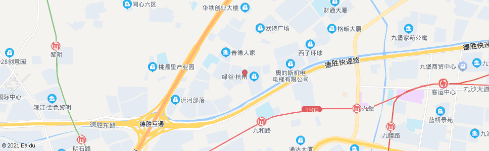 杭州红普路九州路口_公交站地图_杭州公交_妙搜公交查询2024