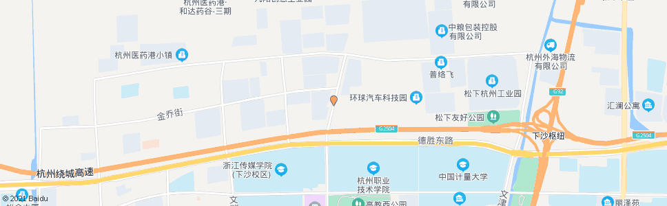 杭州文泽北路金乔街口_公交站地图_杭州公交_妙搜公交查询2024