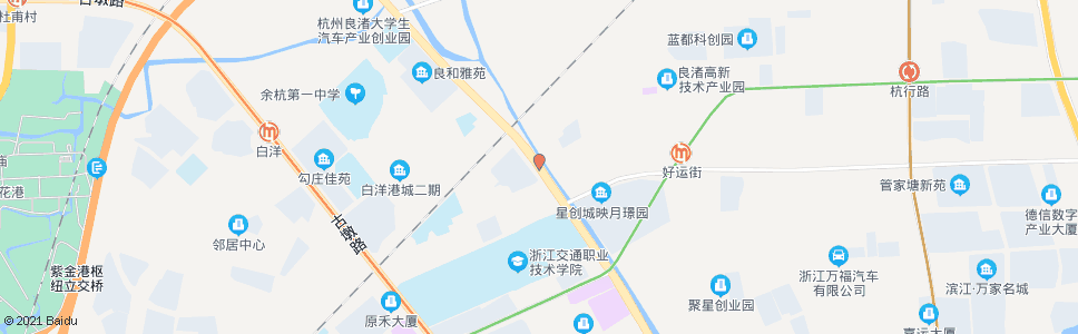 杭州莫干山路良运街口_公交站地图_杭州公交_妙搜公交查询2025