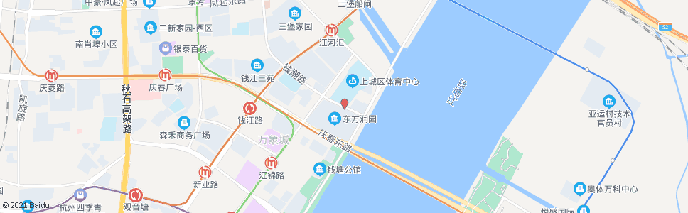 杭州钱潮路之江路口_公交站地图_杭州公交_妙搜公交查询2024