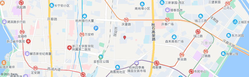 杭州采荷新村_公交站地图_杭州公交_妙搜公交查询2024