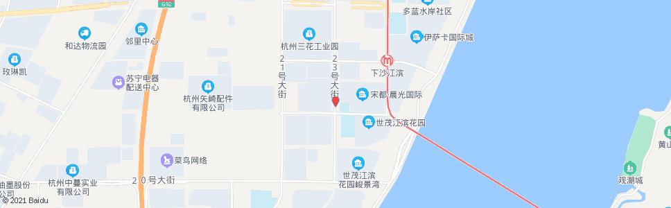 杭州二十三号路十六号大街口_公交站地图_杭州公交_妙搜公交查询2024