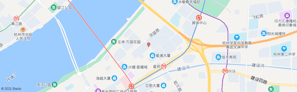 杭州西兴路滨盛路口_公交站地图_杭州公交_妙搜公交查询2024