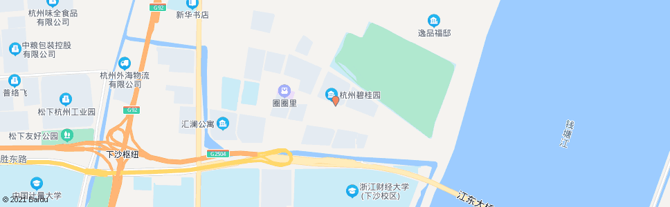 杭州水云街海涛路口_公交站地图_杭州公交_妙搜公交查询2025