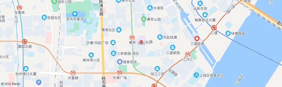 杭州凤起东路顺福路口_公交站地图_杭州公交_妙搜公交查询2024