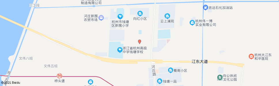 杭州向前村_公交站地图_杭州公交_妙搜公交查询2025