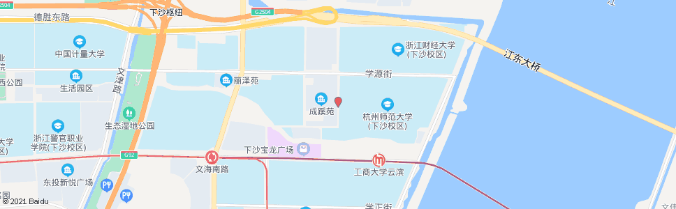 杭州云涛南路学源街口_公交站地图_杭州公交_妙搜公交查询2024