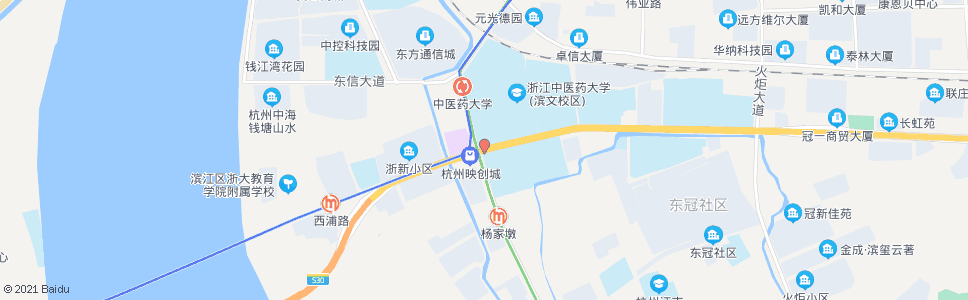 杭州浦沿路滨文路口_公交站地图_杭州公交_妙搜公交查询2025