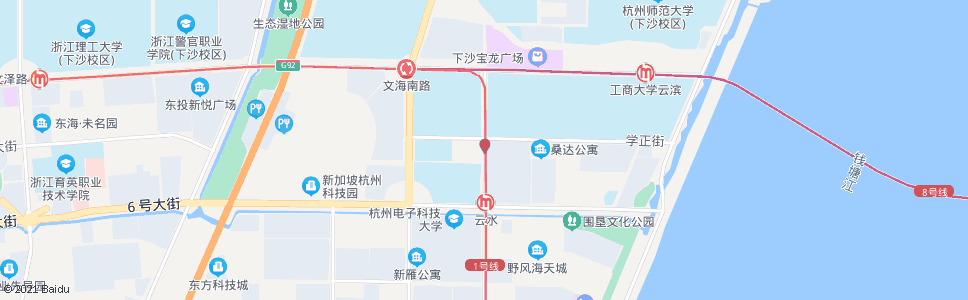 杭州二十五号路学正街口_公交站地图_杭州公交_妙搜公交查询2025