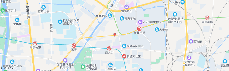 杭州沈家路白石路口_公交站地图_杭州公交_妙搜公交查询2024