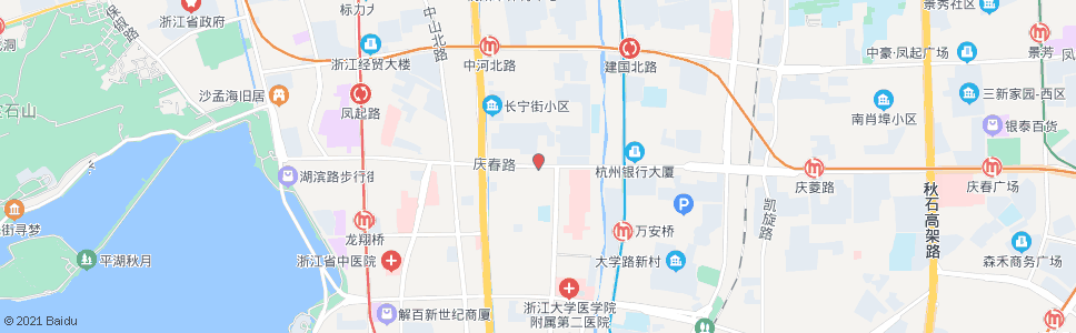 杭州庆春路皮市巷_公交站地图_杭州公交_妙搜公交查询2024