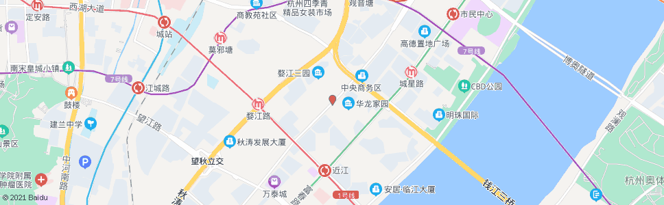 杭州钱江路衢江路口_公交站地图_杭州公交_妙搜公交查询2024