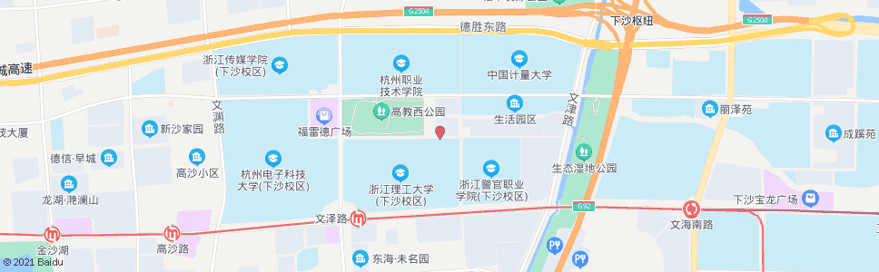 杭州学林街文溯路口_公交站地图_杭州公交_妙搜公交查询2025