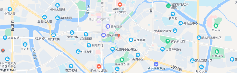 湖州妇保院_公交站地图_湖州公交_妙搜公交查询2025