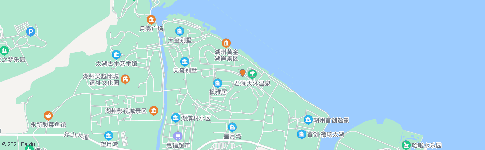 湖州雷迪森度假酒店_公交站地图_湖州公交_妙搜公交查询2024