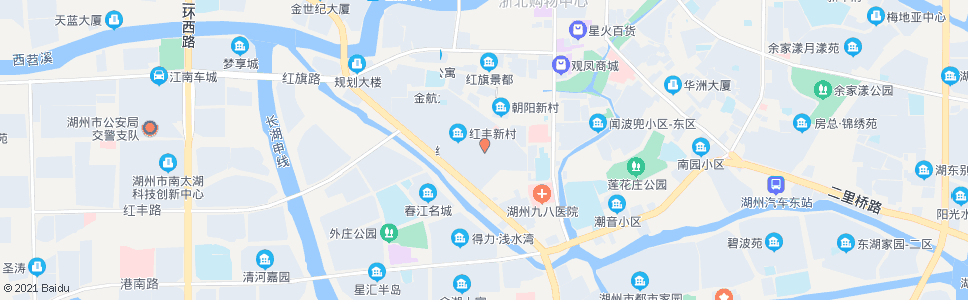 湖州枫丹白露花园大酒店(红丰四村)_公交站地图_湖州公交_妙搜公交查询2024