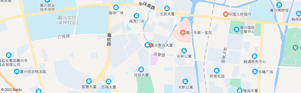 嘉兴城南街道办事处西_公交站地图_嘉兴公交_妙搜公交查询2024